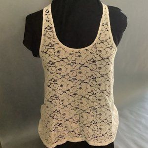 Off White Bongo Lace Tank Top